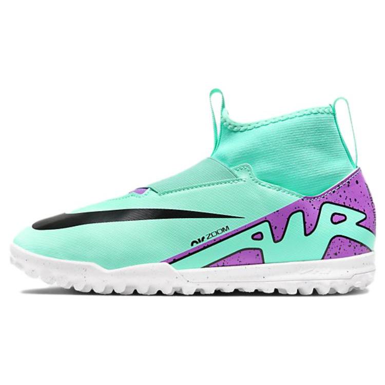 New Nike Mercurial Superfly 9 Academy Tf 'Aqua Green Purple White' Gs DJ5616-300