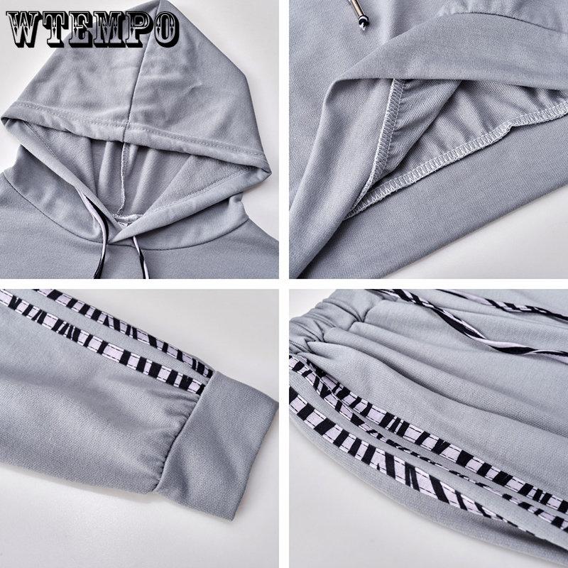 Autumn Winter Hoodies Jogger Pants Two Piece Set Women Warm Thick Fleece Cotton Suit Female Solid Print Casual Tracksuit