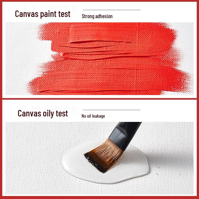 Płótno olejne o drobnym splocie, mieszanka lnu i bawełny, do fakturowego malarstwa figuralnego