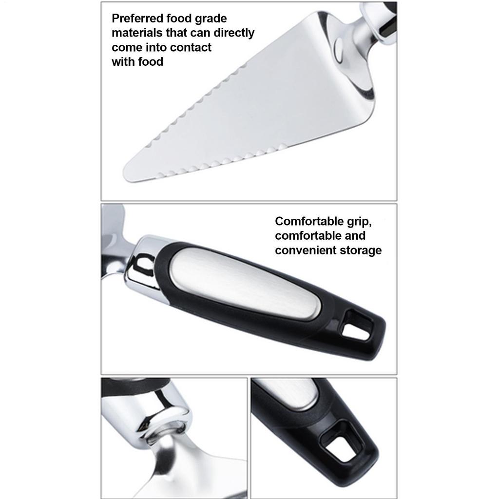 Pie Server Spatula Heavy Duty Flexible Head Cake Cutter Pie Server For Family Dinner Holiday Party Restaurant Dessert Buffet