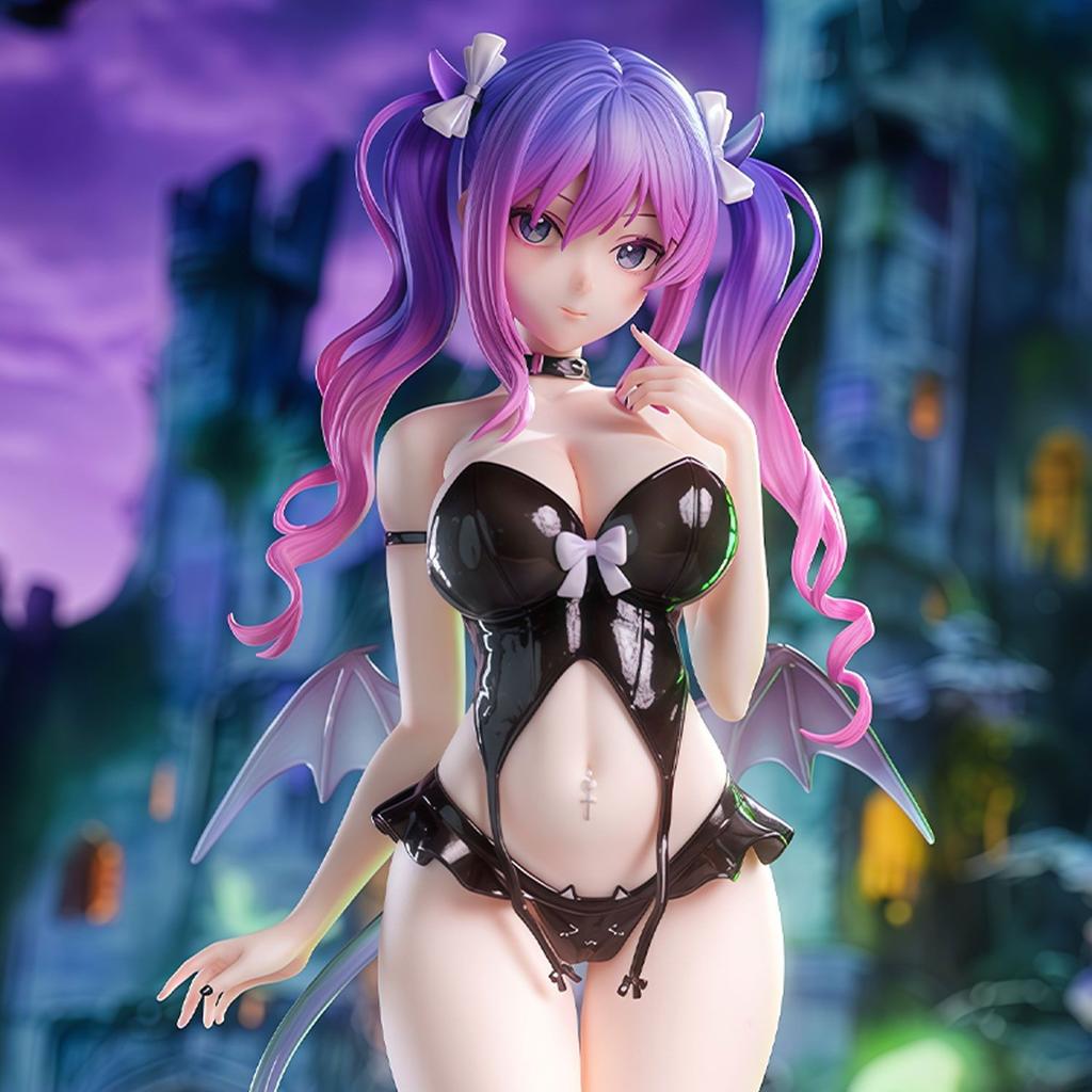 30cm Little Succubus Standing Pose Collectible Figure Desktop Ornament for Fans