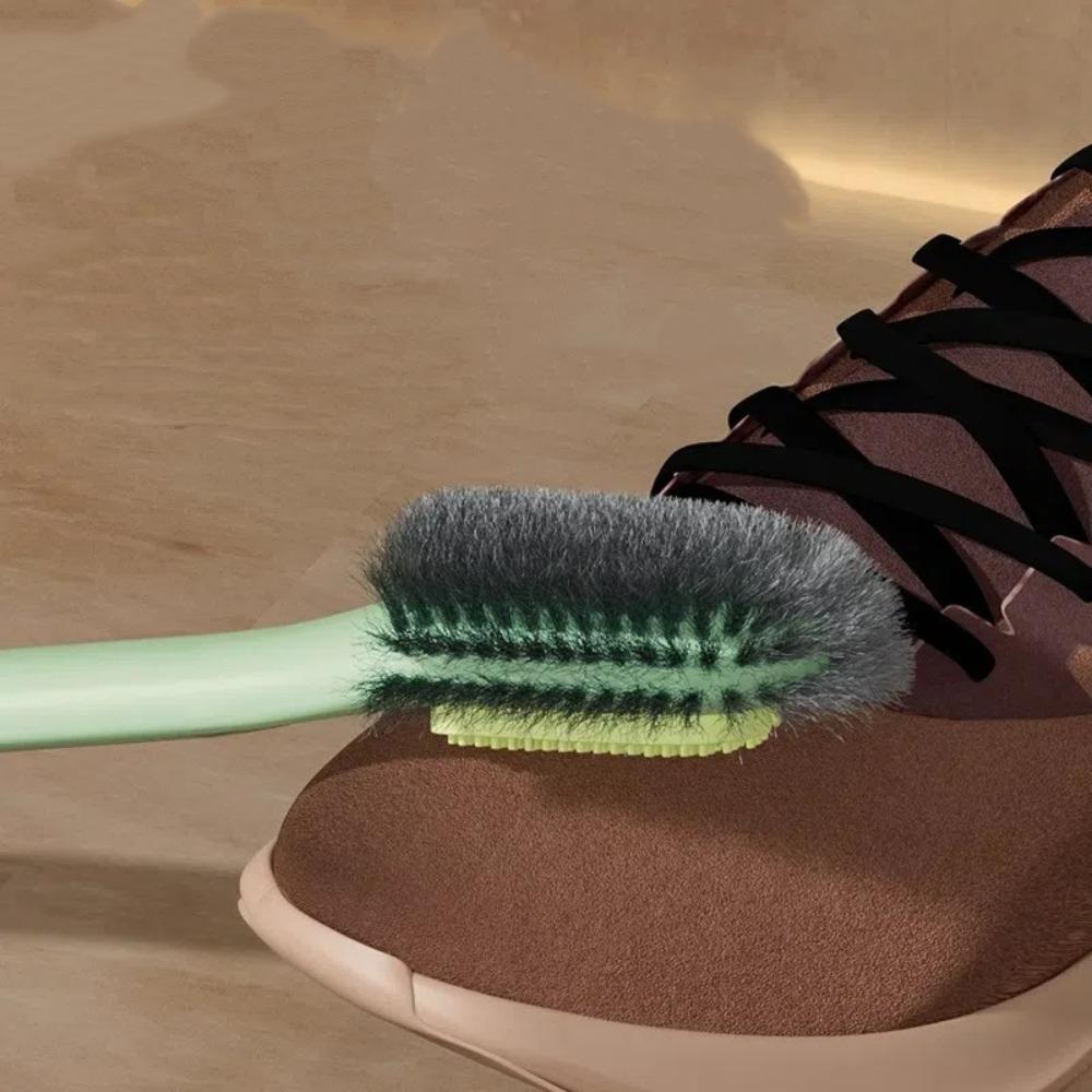 Long Handle Cleaning Brush Double-sided Circular Washing Clothes Brush  Kitchens