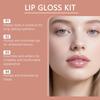 Zephoco Sweetheart Lip Glaze Set: Natural, Silky, Moisturizing Lip Gloss Colors
