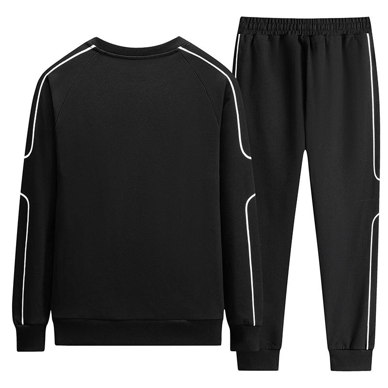 Men Casual Hoodie Set Autumn Sportswear Tracksuits Sweatshirts+Pants Suit