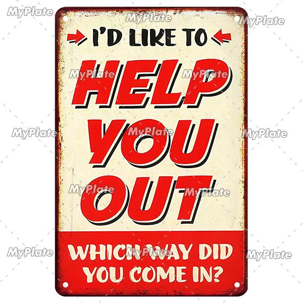 [MyPlate] Zombie Zone Tin Sign 8x12Inch Metal Sign Retro Plaque Home Decor Metal Vintage Man Cave Bar Pub Club Wall Decoration