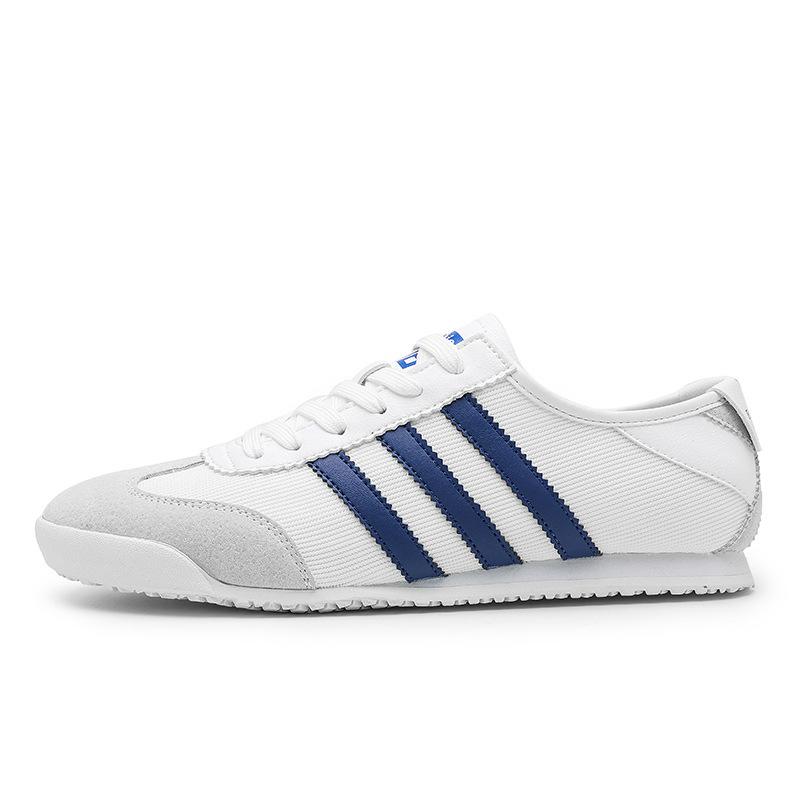 

Мужская обувь весна новая дышащая ретро спортивная повседневная обувь маленькая белая парусиновая дышащая мягкая подошва спортивная трендовая обувь 39