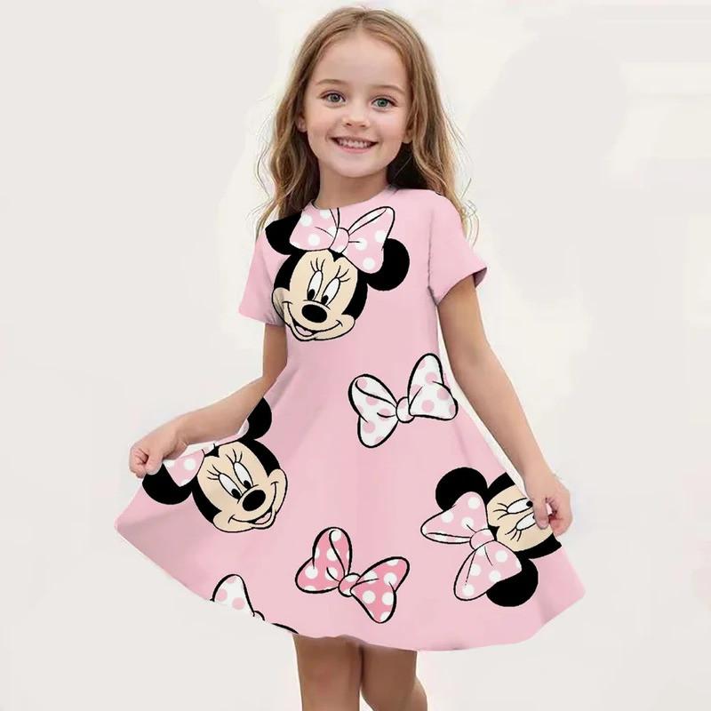 

Summer Casual Kids Dress Peppa Pig Cute Cartoon Print Fashion Beach 110