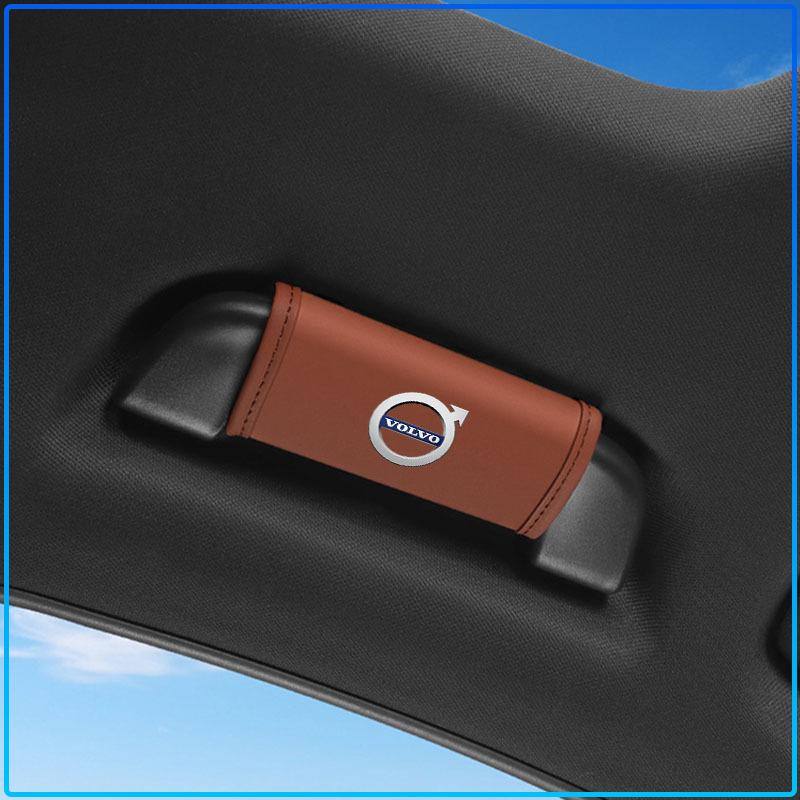 For Volvo XC60 XC90 S60 S80 S40 V40 V60 V70 V50 XC70 Car Interior Roof Handle Protection Cover Auto Door Pull Hand Brake Handle Caps