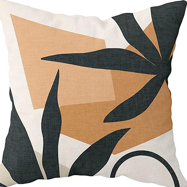 Abstract Pillowcase Sunset Sunrise Line Modern Art Minimalist Living Room Sofa Bay Window Pillow Geometry