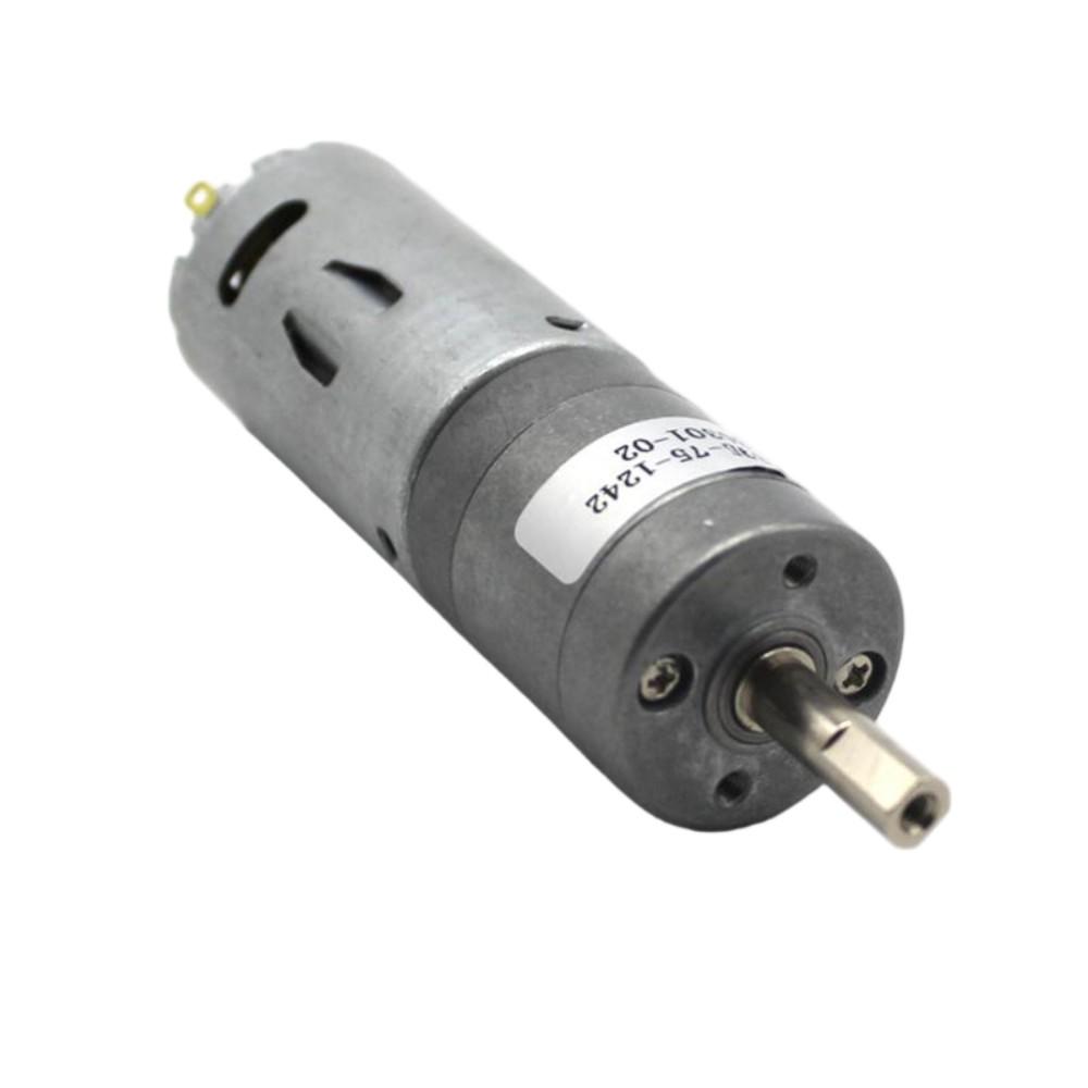 1 Stück 8A395-75-12-42 Getriebemotor Hohes Drehmoment 12V Roboter Auto Modell Untersetzungsgetriebe DC-Motor 43 U/min DC-Getriebemotor