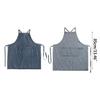 Eleganter Jeans-Schürze mit Taschen für Damen und Herren zum Kochen, Gärtnern, Malen, Kochuniform, Schürze, Unisex