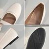 Mary Jane Shoes for Women Round Toe Flats Dressy Ballet Flat Mary Jane Flats with Buckle Strap Comfortable Slip On Casual Shoes Women's Flat Shoes