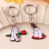 2 Pcs Skull Keychain Halloween Ghost Claws Key Ring Pendants for Men Women Handbag Decor Charms DIY  key Chain Jewelry Gifts