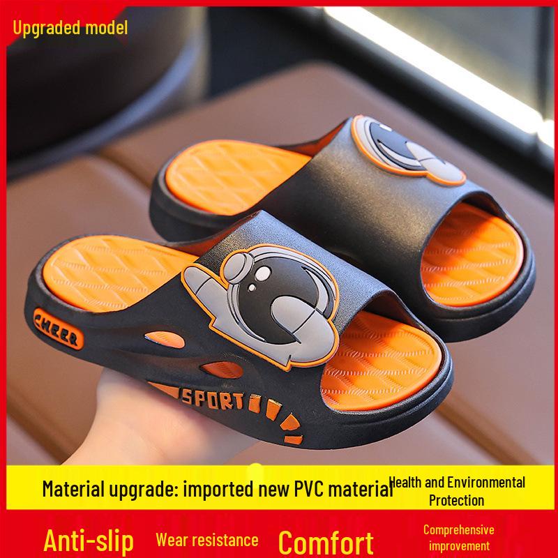 2025 Neue rutschfeste Sommer-Hausschuhe/Sandalen für Jungen (Innen/Außen): Trendig, Cool, Langlebig für den Gebrauch im Kinderzimmer und Badezimmer