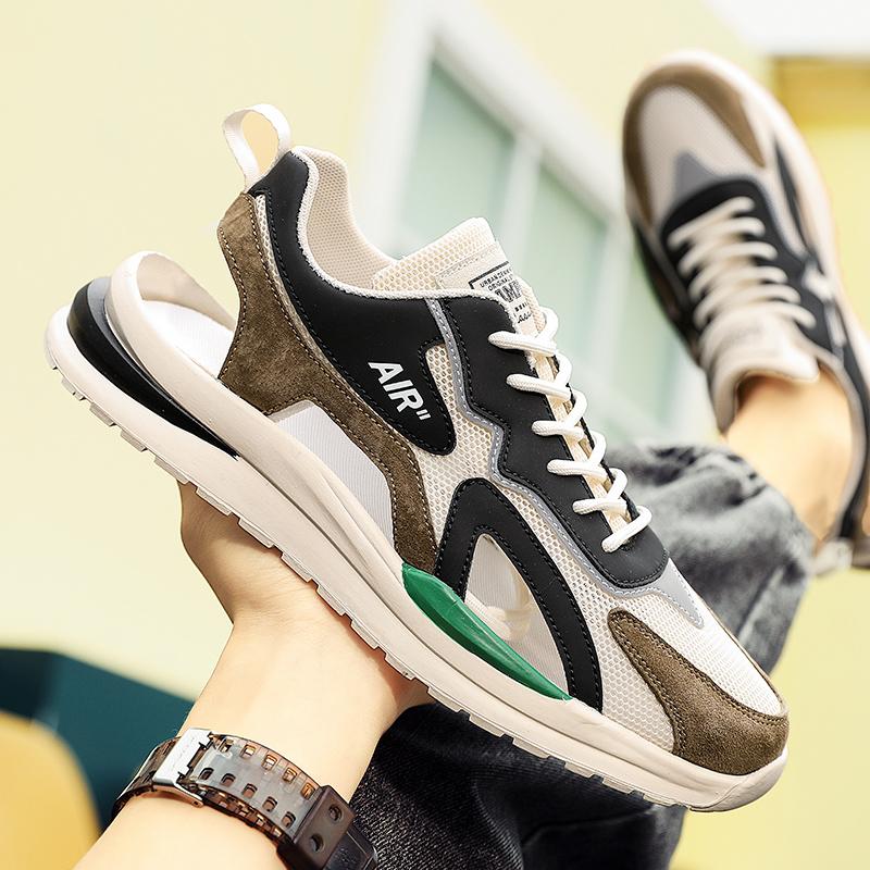 

Мужские повседневные спортивные дышащие уличные пляжные сандалии для мужчин, новая модная летняя обувь, кроссовки, сандалии, нескользящие 39 чёрный