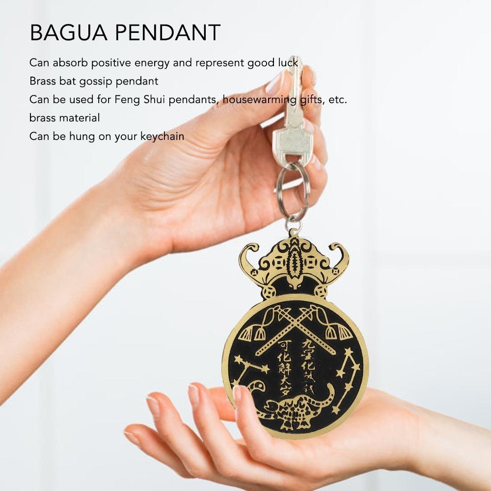 Portable Feng Shui Pendant Bat Feng Shui Decoration Mirrors Wall Ornament  Temple Use