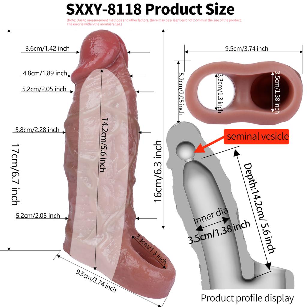 SXXY 5 Stil Manșon Penis Gol Silicon Condom Reutilizabil Masculin pentru Bărbați Întârziere Ejaculare Jucărie Sex Adultă pentru Joc de Cuplu