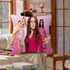 M-mean Girls Movie Office Cushion Pillowcase Car Cushion Cover45X45CM Lumbar Pillowcase Sofa Pillowcover