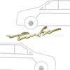 Turbocharged Sport Version Car Body Decal Emblem