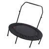 48in Foldable Trampoline with Handle Strong Load Stable Support Fitness Rebounder for Adults Garden Workout