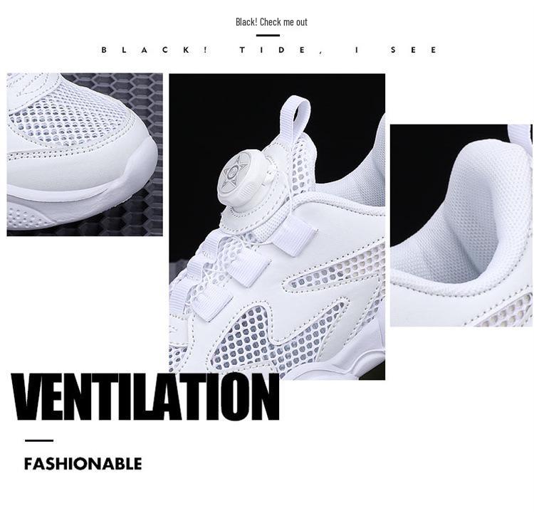 Lightweight Children's Non-Slip Mesh Running Shoes for Spring and Autumn