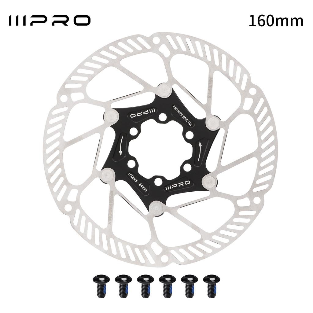 160mm 140mm Centerlock Brake Disc Floating 160mm 140mm 6 Screws Disc Rotor Cooled Lightweigh for Mtb Road Mountain Bike