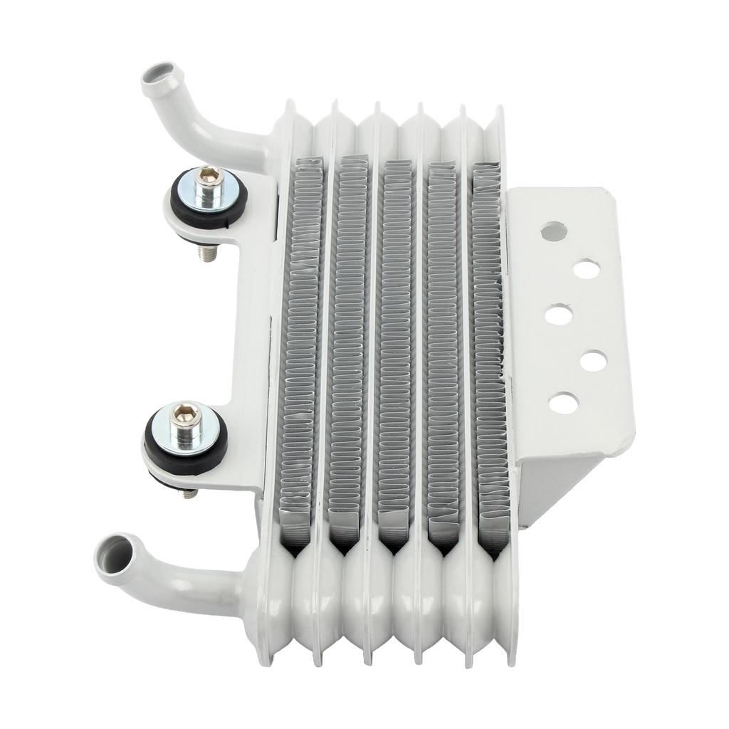 Universal 5 Row Motorcycle Oil Cooler Aluminum Engine Oil Radiator Cooling System for 125cc 150cc 200cc 250cc Dirt Bike