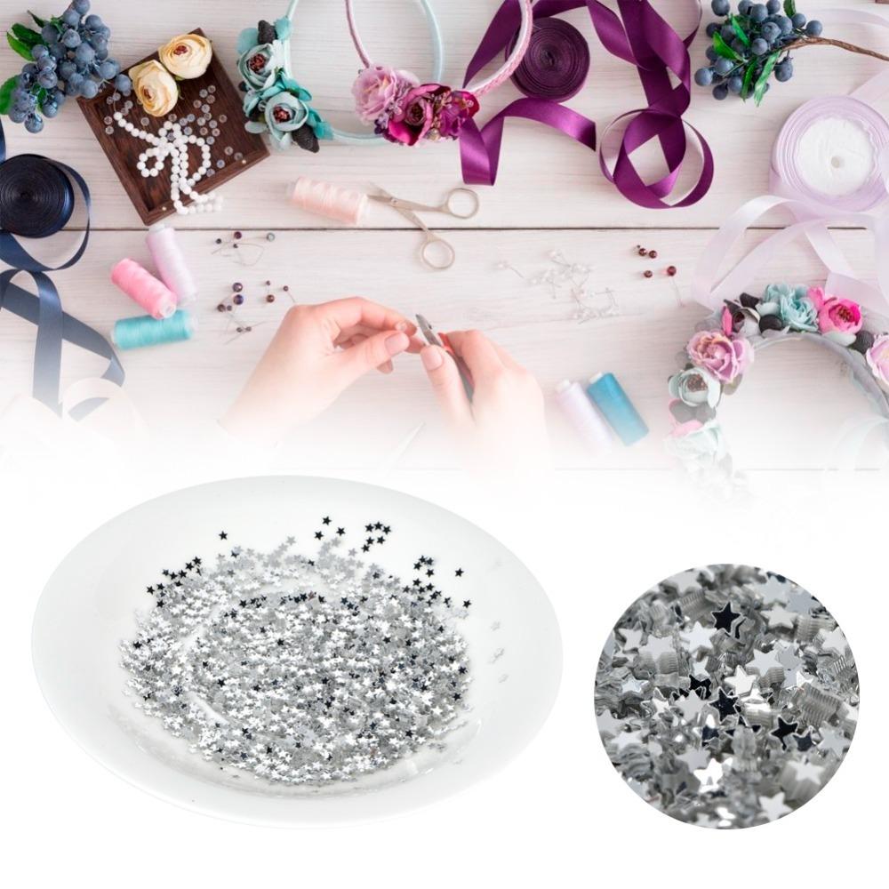 100g PVC Material Star Confetti Foil Material Metallic Confetti Holiday Star Sequins DIY Crafts