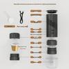 Portable Electric Espresso Machine for Travel, Car & Home - Stainless Steel with Powder Container