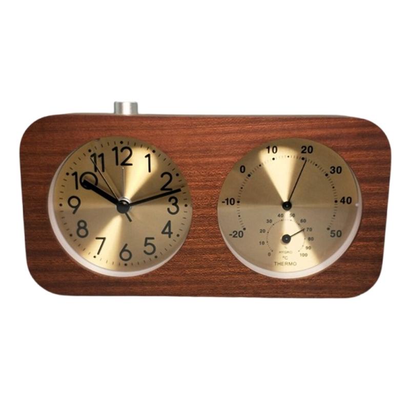 

Детский тихий ночник-будильник с простой настройкой, работающий от батареек, настольные часы с термометром и гигрометром для спальни