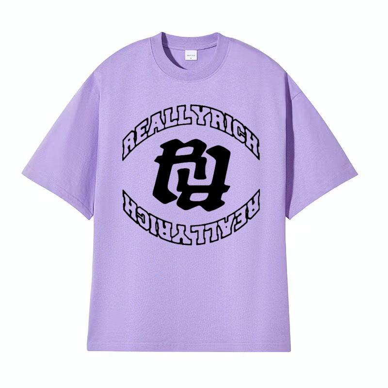 Rapper RR KanKan Really Rich Graphics T Shirt Mens Clothing Harajuku Hip Hop Tshirts Unisex 100 Cotton Oversized Tshirt Tops