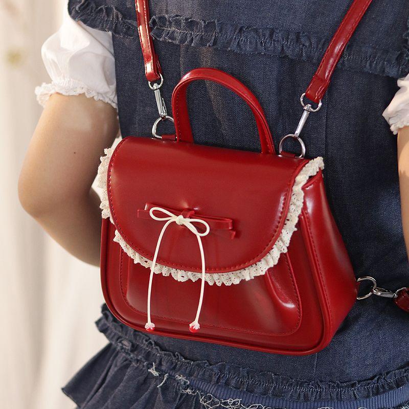

Red Original Niche Backpack Bags Women s Summer 2024 New Arrival Trendy Fashion Backpack Easiest for Match Shoulder Messenger Bag Red