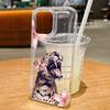 Plum Blossom Vicious Tiger Print Clear Case for Samsung Galaxy S26 S25 S24 S23 S22 S21 S20FE Plus Ultra A15 A35 A55 A05 5G Cover