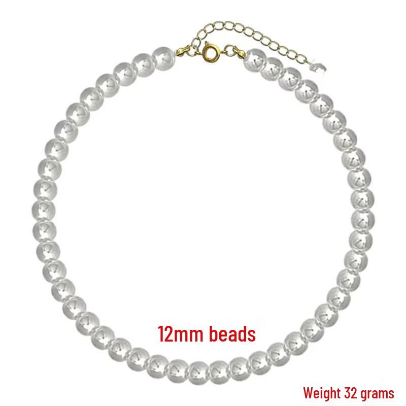 Elegant Faux Pearl Layered Necklace for Women - Versatile Clavicle and Sweater Chain