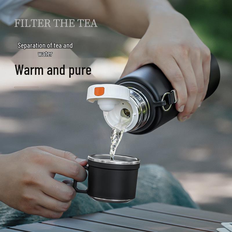 Portable Large-Capacity Double-Wall Insulated Stainless Steel Water Cup