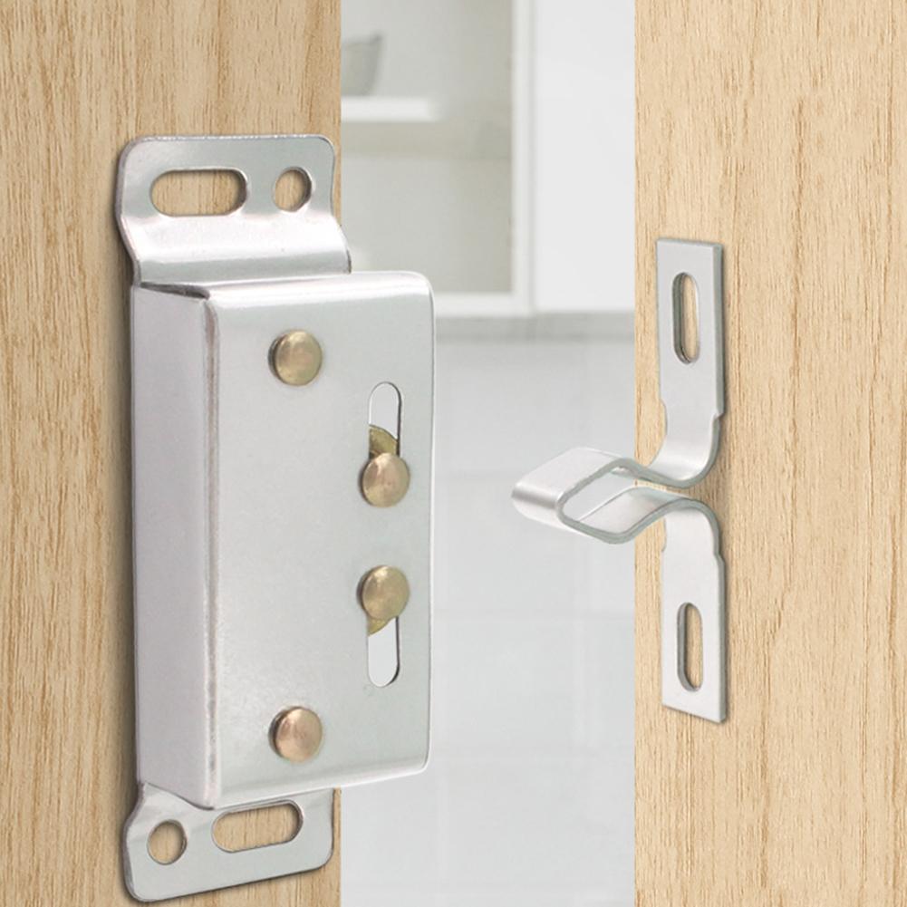 Stainless Steel Door Close Latch Double Roller Catch Hardware