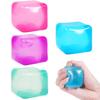 Giocattolo Sensoriale Quadrato Trasparente Pinch Music - Giocattolo da Spremere, Artefatto Antistress, Colore Casuale