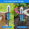 Durability Outdoor Rain Gauge with Easy Install Feature for Quick Setups In Garden or Yard Environment