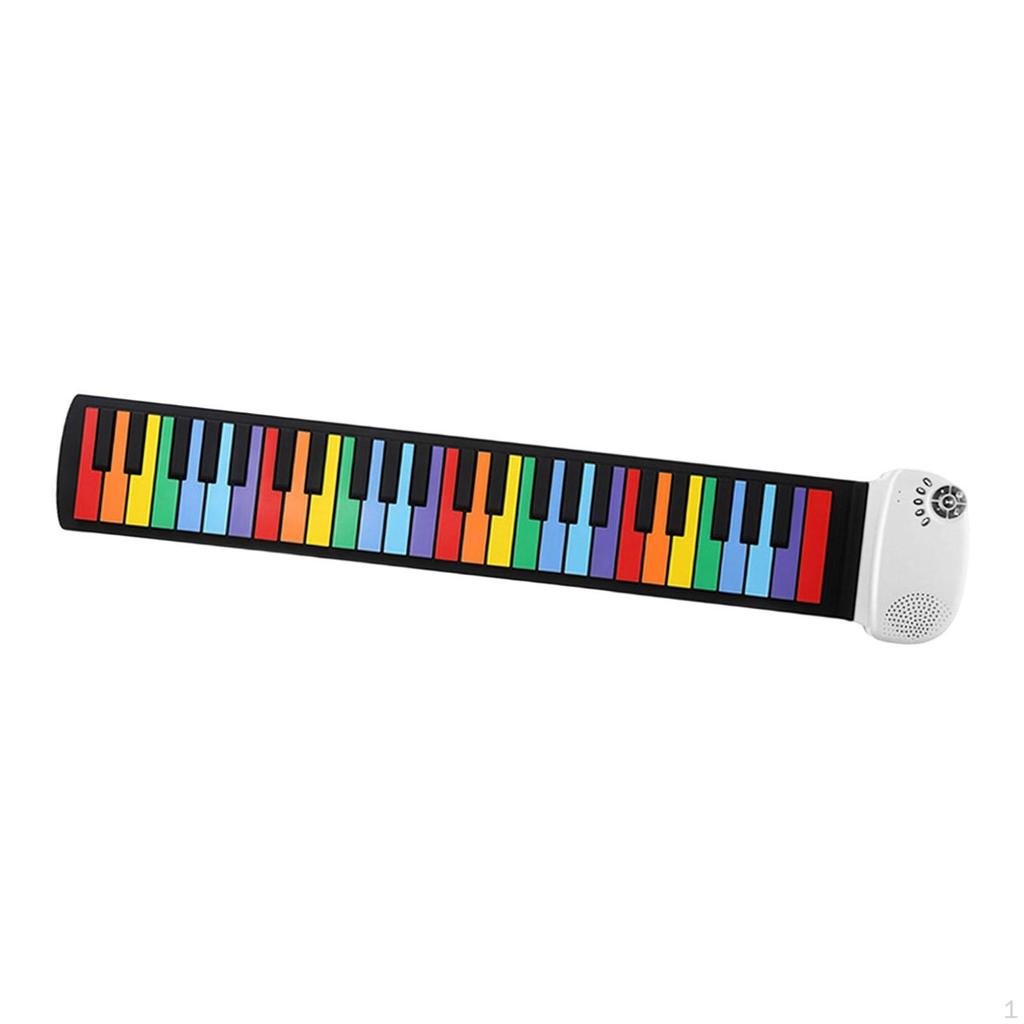 49 Keys Compact Folding Piano, Portable Electronic Keyboard
