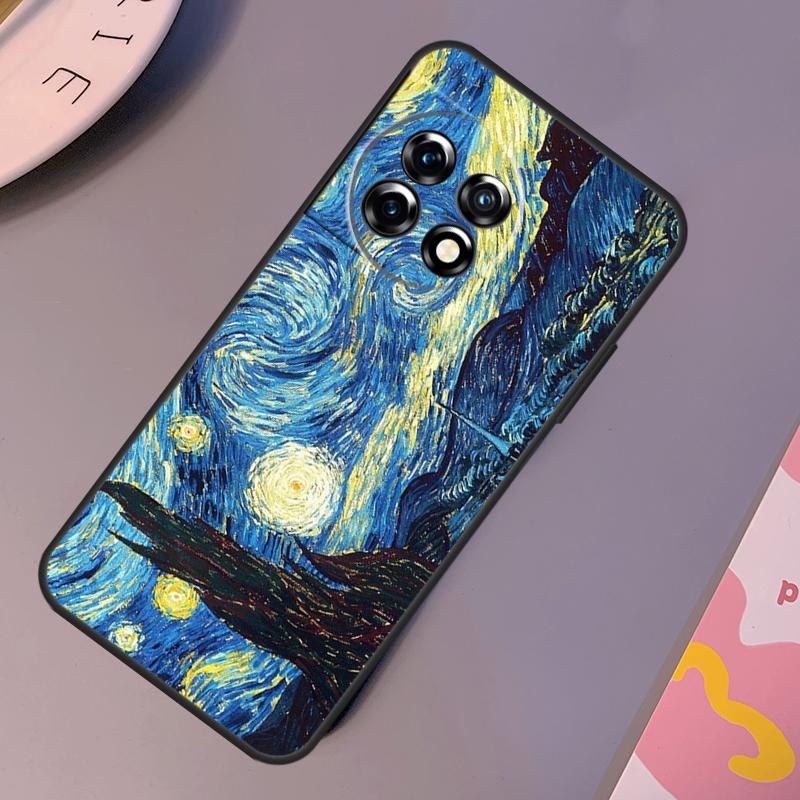 Van Gogh Art Oil Painting Case For OnePlus 12 11 9 10 Pro 9RT 10T 10R 12R OnePlus Nord CE 2 3 Lite 2T N10 N20 Cover