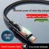 Liuguang 240W Super Flash Charge Type-C Cable for Apple 15/17 and Huawei, 6A Fast Charge