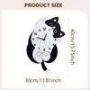 Cartoon Clock Home Decor Decorative Housewarming Gift Wall Art Silent for Bathroom Dorm