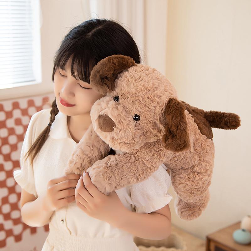 1pc 35cm/55cm Cute Puppy Plush Toy Stuffed Soft Animal Dog Doll Sleeping Pillow Cushion Christmas Birthday Gift For Kids