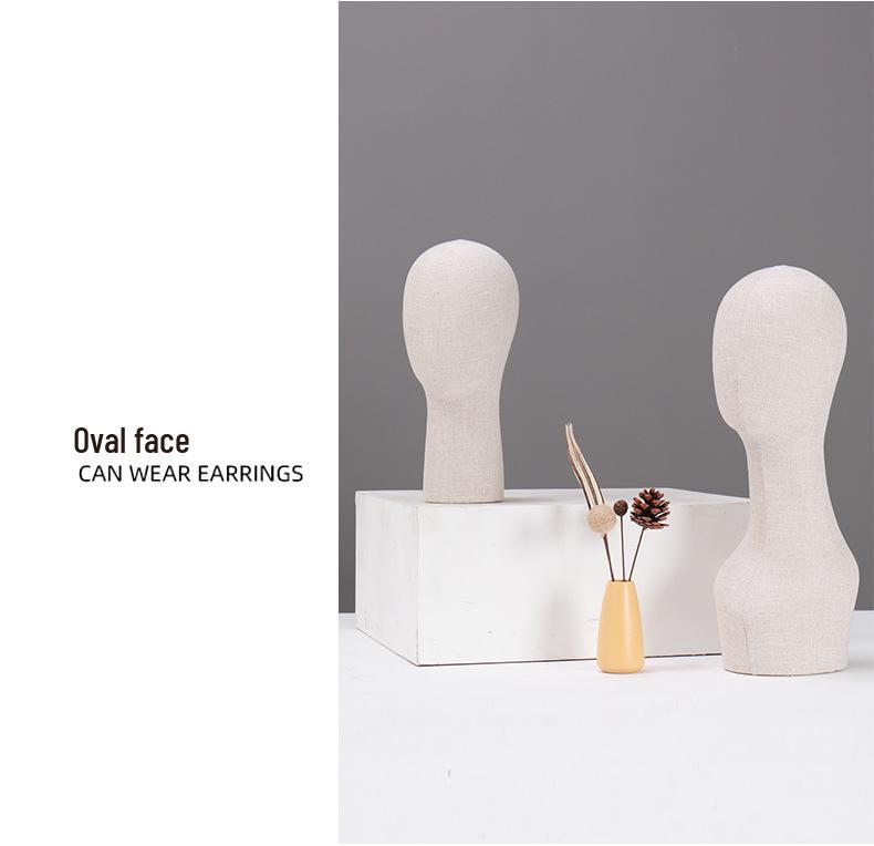 Mannequin Head Stand for Hats, Wigs, Scarves, and Accessories