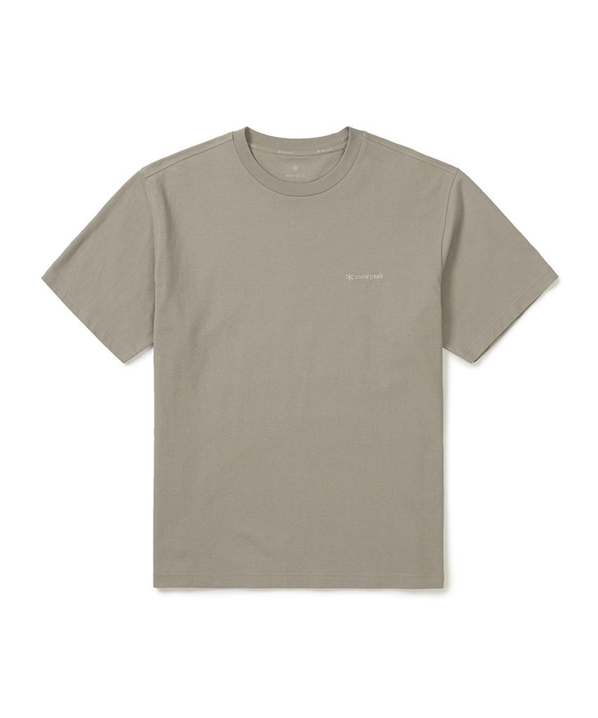 SNOWPEAK APPAREL Sorona Basic Short Sleeve T-Shirt (S25Mmfts04) Gray