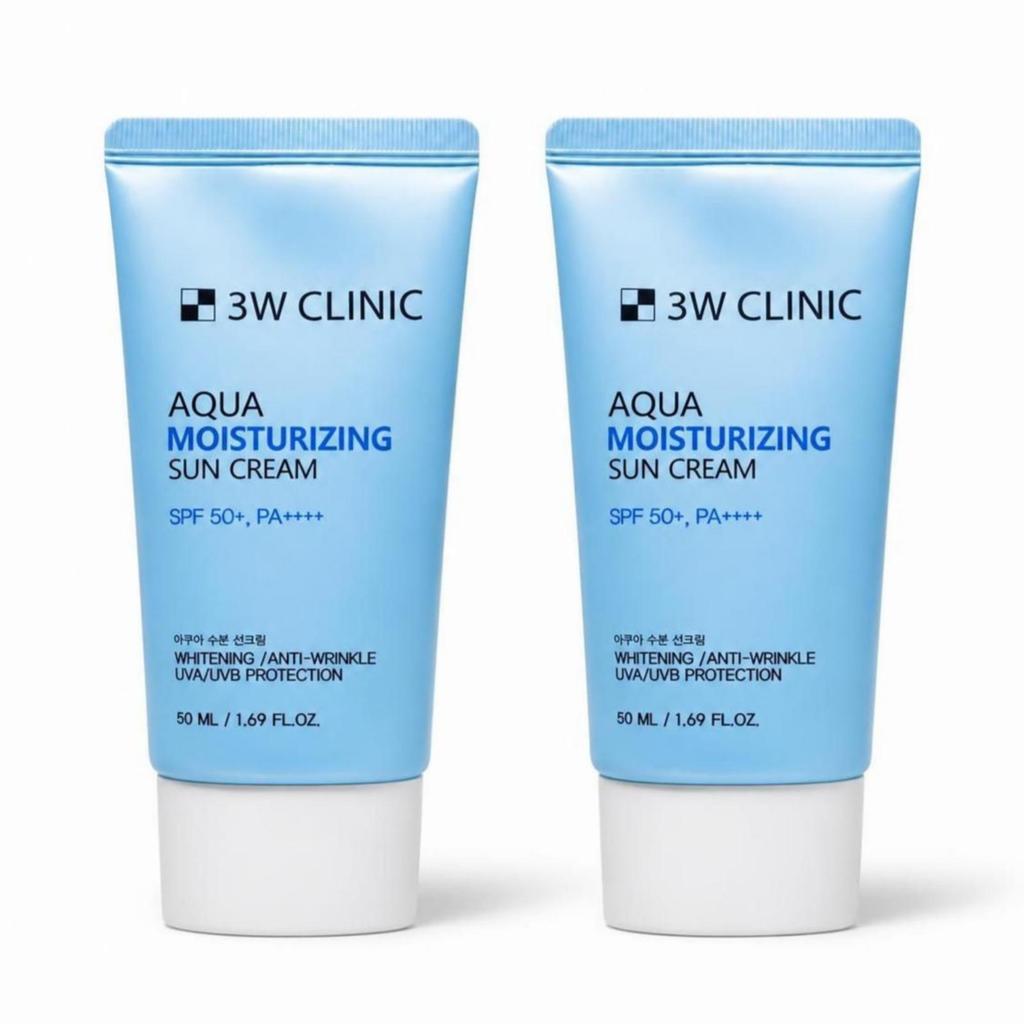 3W Clinic Aqua Moisturizing Sun Cream SPF50+ PA++++ 50ml