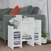 VidaXL Sideboard White 60x26x60 Cm Chipboard