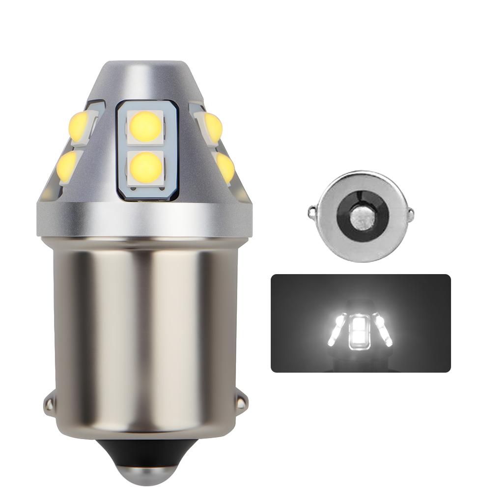 2PCS T20 7440 W21W WY21W 1156 BA15S BAU15S LED Bulbs P21W PY21W Car Light Turn Signal Light 12V Canbus White Red Automotive