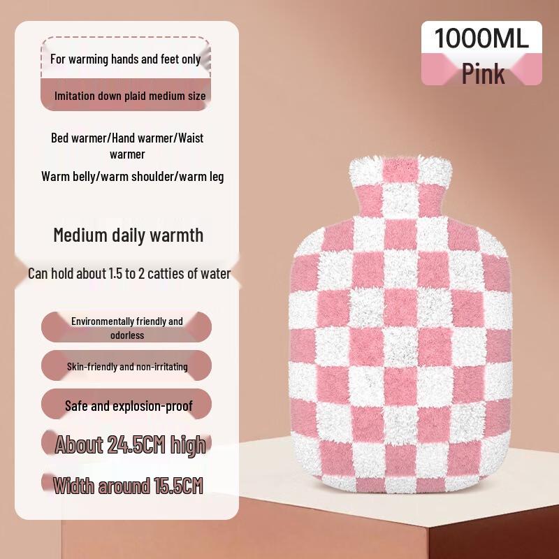 Fumede Plush Hot Water Bottle Set