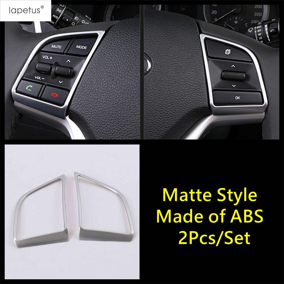 

ABS Steering Wheel Button Frame Decoration Cover Trim For Hyundai Tucson 2016 - Matte / Carbon Fiber Accessories Interior Matte Style